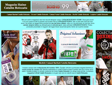 Tablet Screenshot of magazincatalinbotezatu.com